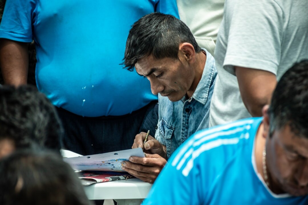 football star signing autographs